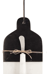 MUDPIE SMALL STRIPE MARBLE BOARD SETS, ASSORTED SERVEWARE