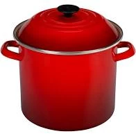 LE CREUSET/SCREWPULL 16 QT STOCK POT CERISE COOKWARE