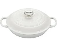 LE CREUSET/SCREWPULL 3.5 QT BRAISER WHITE