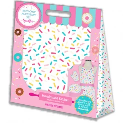 HANDSTAND KITCHEN SPRINKLES DELUXE CHILD APRON SET JUST FOR KIDS