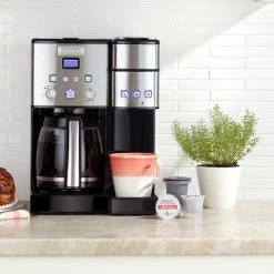 CUISINART/WARING ELECTRICS CUISINART 12 CUP COFFEEMAKER AND SINGLE-SERVE BREWER