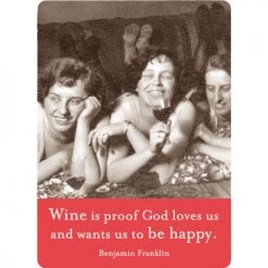BIELY & SHOAF (SHANNON MARTIN) WINE IS PROOF MAGNET GIFTS