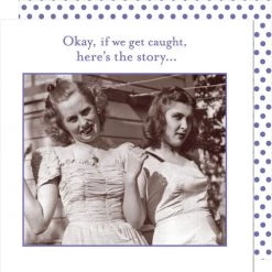 BIELY & SHOAF (SHANNON MARTIN) PAPER PRODUCTS IF WE GET CAUGHT NAPKIN