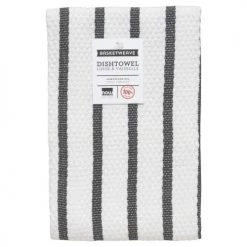 NOW DESIGNS BLACK BASKETWEAVE KITCHEN TOWEL LINENS