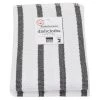 NOW DESIGNS BASKETWEAVE DISH CLOTH SET, BLACK LINENS