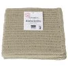 NOW DESIGNS LINENS HOMESPUN DISH CLOTH SET, SANDSTONE