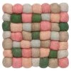 NOW DESIGNS LINENS WOOLEN DOT TRIVET, NECTAR
