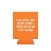 About Face Designs LEFT HAND DRAWING KOOZIE