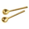 TAG SMALL BRASS SPOON SET, S/2