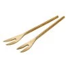TAG BRASS APPETIZER FORK SET, S/2