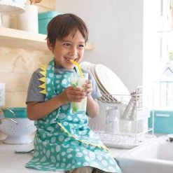 NOW DESIGNS KIDS DAYDREAM DINO APRON LINENS