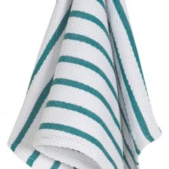 NOW DESIGNS PEACOCK BASKETWEAVE KITCHEN TOWEL Disc LINENS